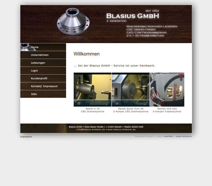 Blasius GmbH, Dreherei