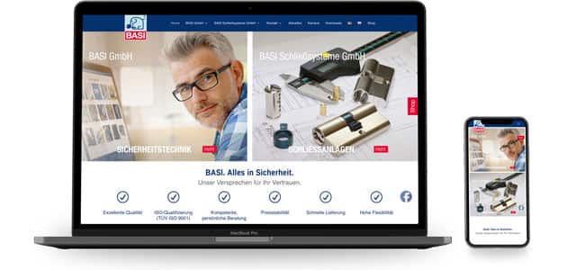 Webdesign Beispiele für Handel | Retail | B2B: BASI GmbH made by eyelikeit - visual solutions
