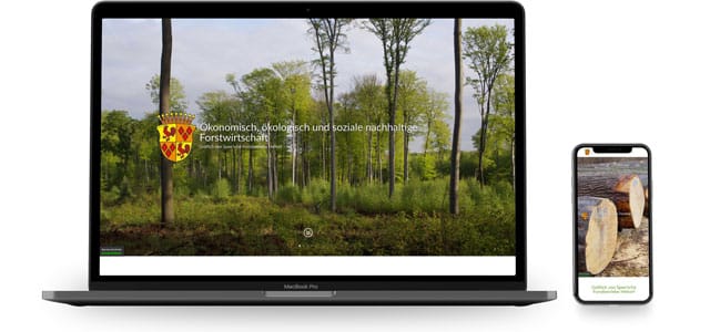 Webdesign Beispiele für Service | Dienstleistung: Graf von Spee’sche Forstbetriebe made by eyelikeit - visual solutions