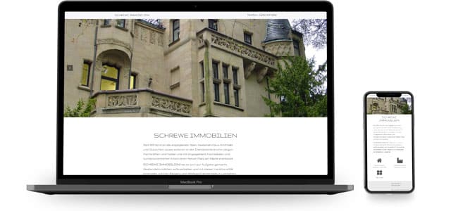 Webdesign Beispiele für Architektur | Immobilien: Schrewe Immobilien made by eyelikeit – visual solutions