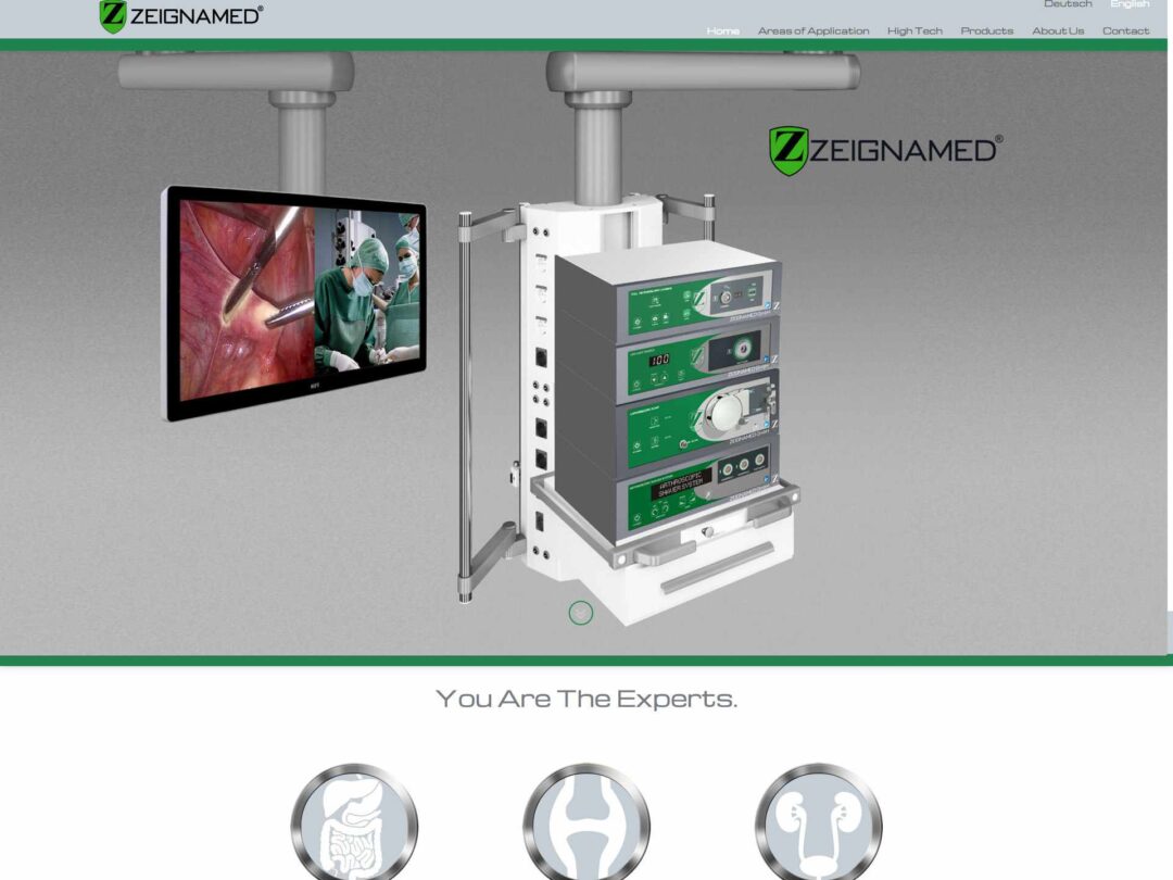 Webdesign für Service - Zeignamed